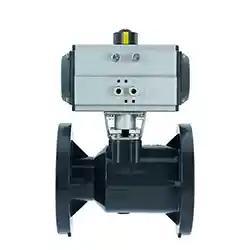 Pneumatic UPVC Ball Valve